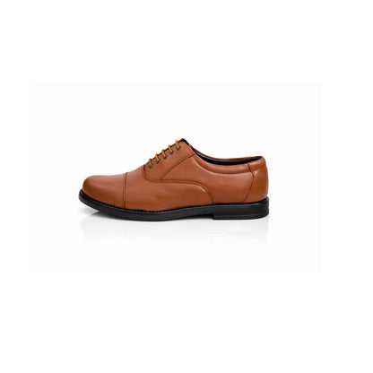 MANSTARK Premium Quality 100% Genuine Leather Oxford Police Shoes for Men – Formal Duty Footwear with Anti-Slip Sole & All-Day Comfort