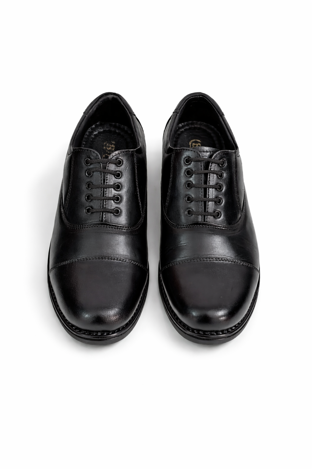Manstark Premium 100% Genuine Leather Oxford Advocate Shoes for Men – Formal Duty Footwear with Anti-Slip Sole & Superior All-Day Comfort -